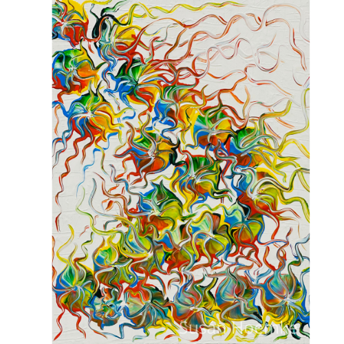 Chihuly Ribbons Painting